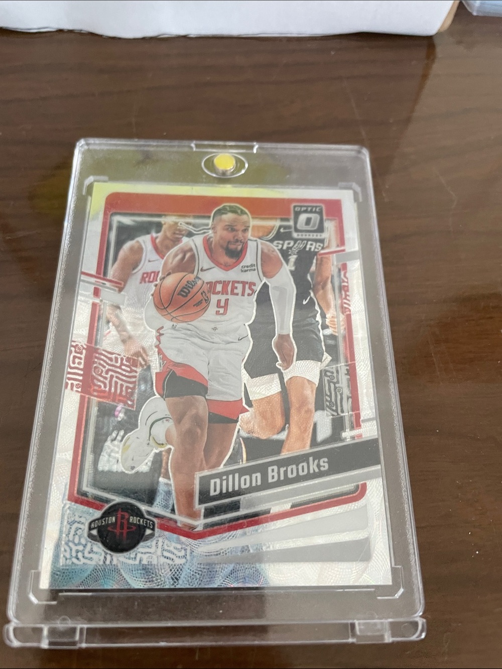 Panini Dillon Brooks Basketball Card Holder - White, Red, Black